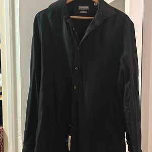 Michael Kors Black Button-Down